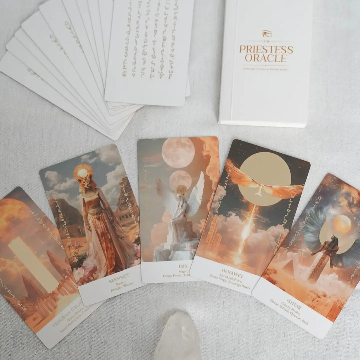 The Priestess Oracle | 52 Cards & Guidebook