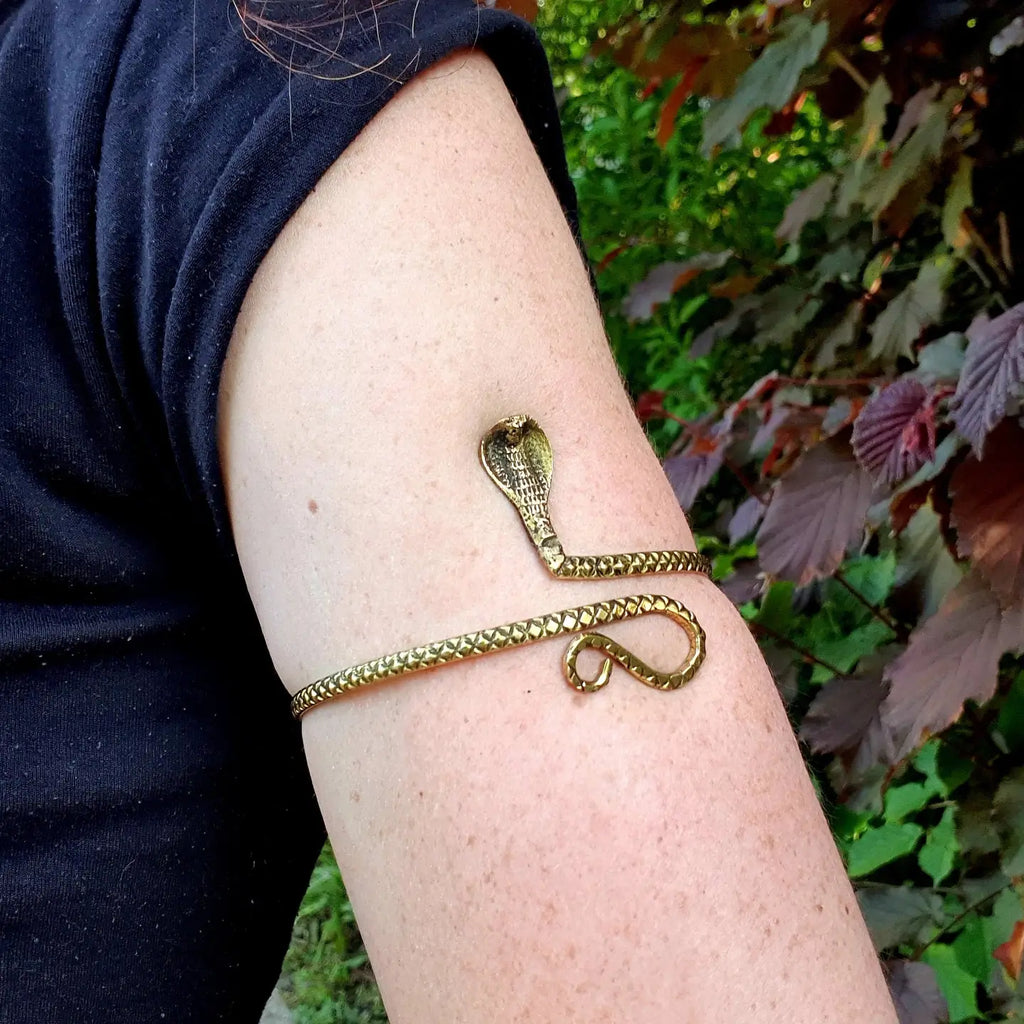 Silver Snake Arm Bracelet