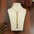 7 Chakra Necklace, Handmade Brass Chakra Pendant